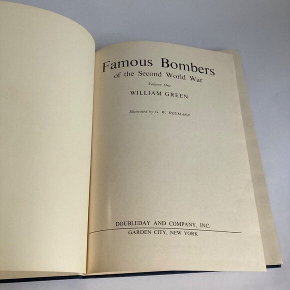 Famous Bombers of the Second World War WWII Vintage Book Volume 1 William Green - Picture 4 of 8